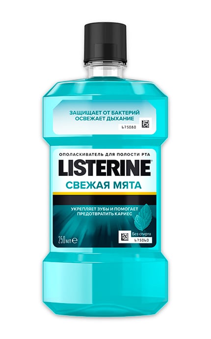 LISTERINE-Ополіскувач для ротової порожнини Listerine Свіжа м'ята-3574661145730