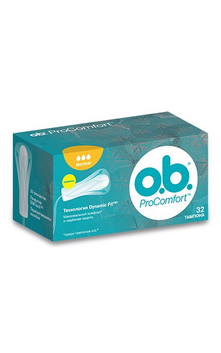 O.B.-Тампоны женские гигиенические o.b. ProComfort Normal-3574661017808