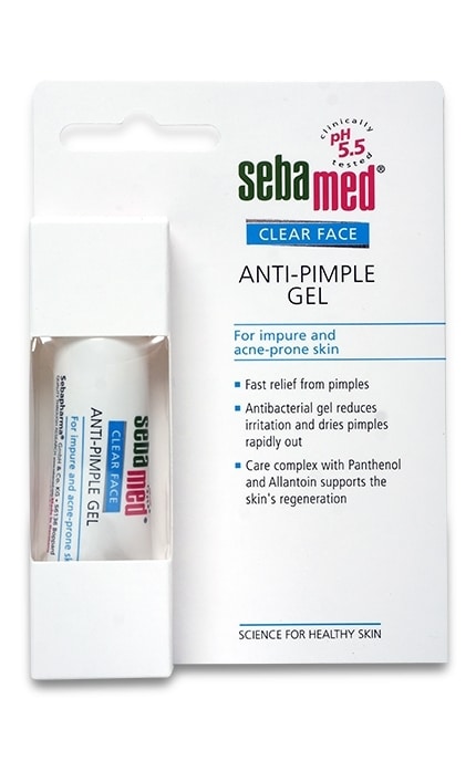 Очищающий гель для лица Sebamed Clear Face против прыщей 10 мл