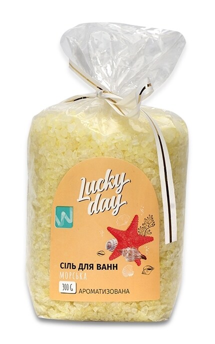 LUCKY DAY-Соль для ванн Lucky Day Морская ароматизованная Ванильное мороженое-4820091146427