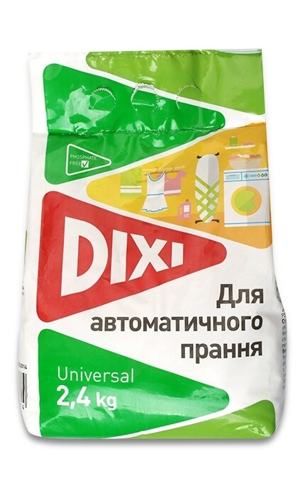 DIXI-Средство моющее синтетическое порошкообразное Dixi Universal для автоматической стирки-4820020267674