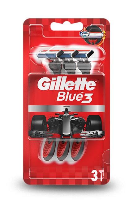 GILLETTE-Бритви одноразові Gillette Blue Nitro 3 шт-7702018516780