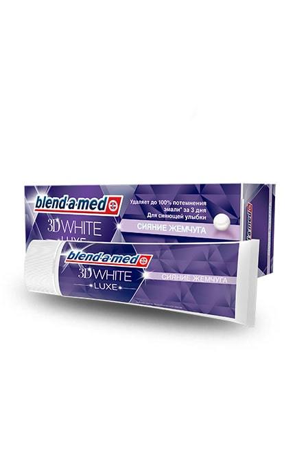 BLEND-A-MED-Зубная паста Blend-a-med 3D White Luxe Сияние Жемчуга Мгновенный Эффект-5410076893423