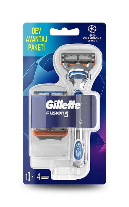 GILLETTE FUSION-Бритва Gillette Fusion 5 c 4 cменными кассетами-7702018536818