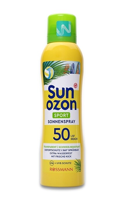 Солнцезащитный спрей Sunozon Sport фактор защиты 50