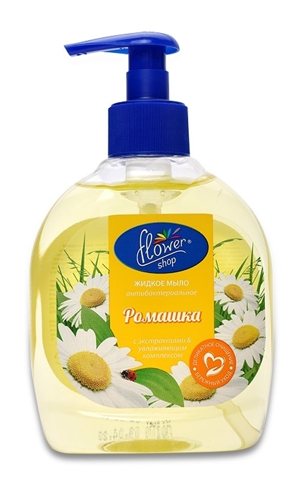 FLOWER SHOP-Мыло жидкое для рук Flower Shop Ромашка 300 мл-4820046280275