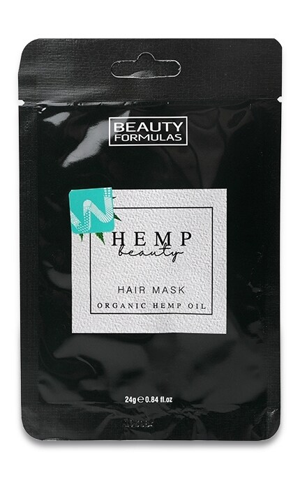 BEAUTY FORMULAS-Маска для волосся Beauty Formulas з органічною олією коноплі-5012251013116