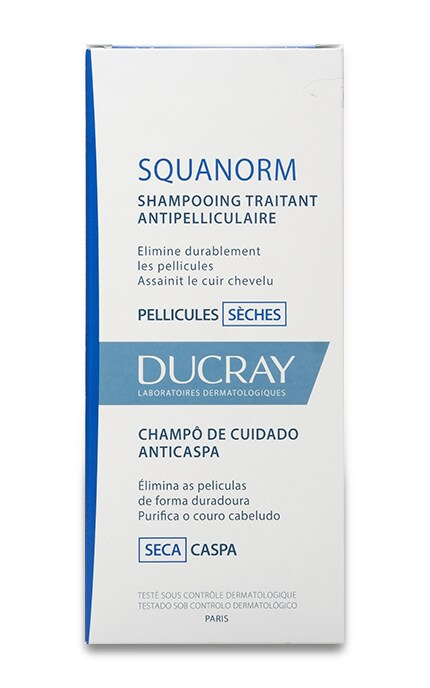 Шампунь Ducray Squanorm Против сухой перхоти Для всех типов волос