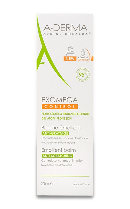 Смягчающий бальзам для лица и тела A-Derma Exomega Control Emollient Balm Anti-Scratching