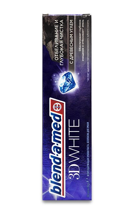 BLEND-A-MED-Зубная паста Blend-a-Med 3D White с древесным углем-8001841142937