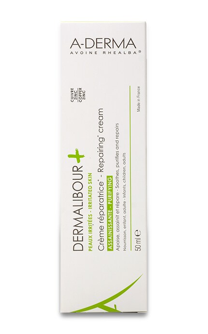 A-DERMA-Восстанавливающий крем для лица A-Derma Dermalibour+ С экстрактом овса Реальба Для раздраженной кожи-3282770014105