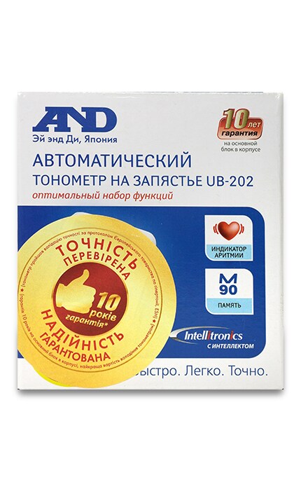 Автоматический тонометр AND UВ-202