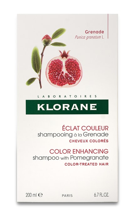 KLORANE-Шампунь Klorane Сяйво кольору з гранатом для фарбованого волосся-3282770106954