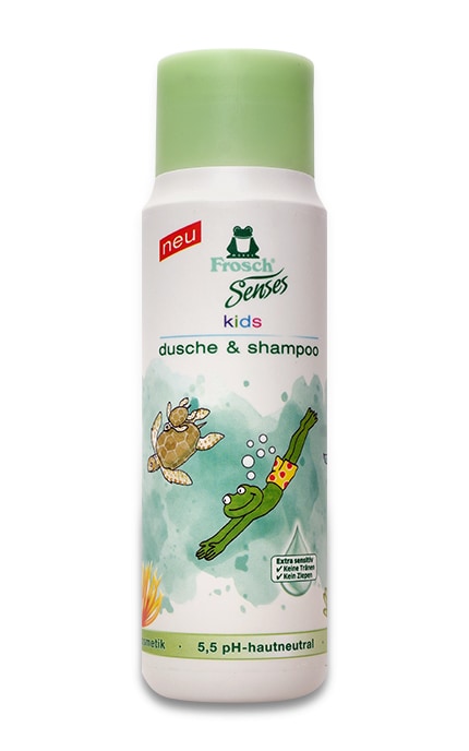 FROSCH-Гель-шампунь для душа Frosch Senses детский-9001531949289