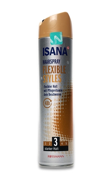 ISANA-Лак для укладки волосся ISANA Гнучка фіксація, 250 мл-4305615630045