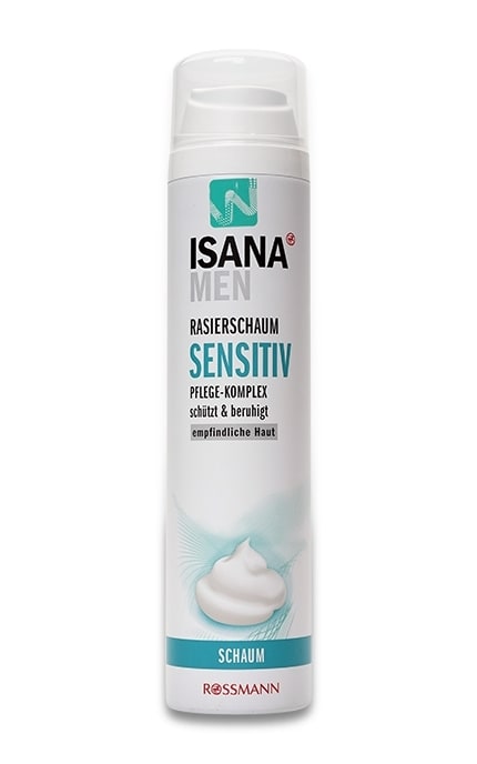 ISANA MEN-Пена для бритья Isana Men для чувствительной кожи-4305615614076