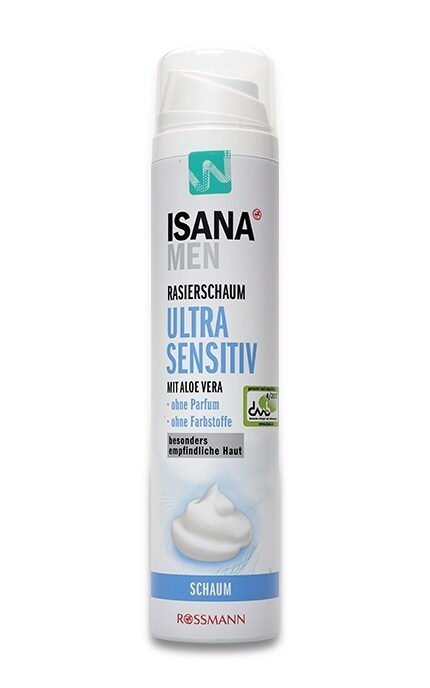 Пена для бритья Isana Men Для сверхчувствительной кожи