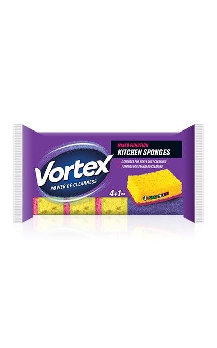 VORTEX-Кухонна губка Vortex з принтом-4823071629804