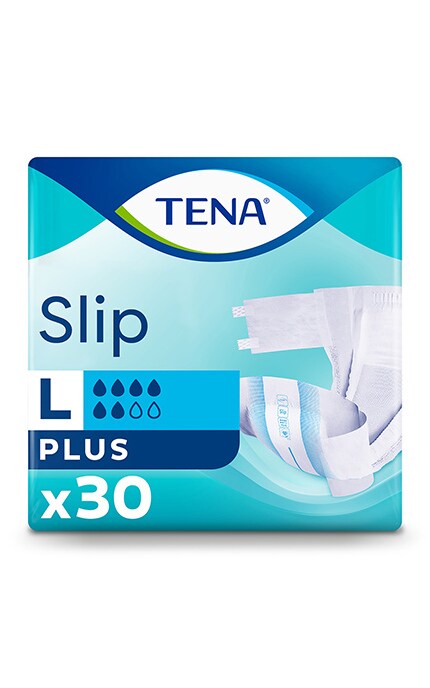 TENA-Підгузки для дорослих TENA Slip Plus, розмір Large, 30 шт.-7322541118932