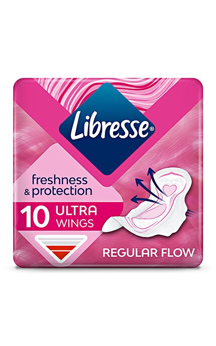 LIBRESSE-Гигиенические прокладки Libresse Ultra, 10 шт. -7322540883411