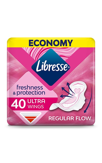 LIBRESSE-Гигиенические прокладки Libresse Ultra, 40 шт. -7322540235876