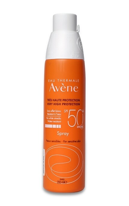 AVENE-Солнцезащитный спрей Avene Eau Thermale SPF-50-3282770100617