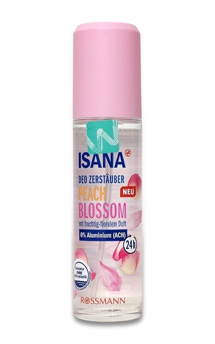 Дезодорант-спрей для тела Isana Peach Blossom 24h Rossmann С персиковым цветом женская 75 мл