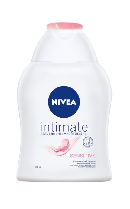 NIVEA-Гель Nivea Intimate 250 мл Sensitive рідке мило для інтимної гігієни з молочною кислотою-4005808561490