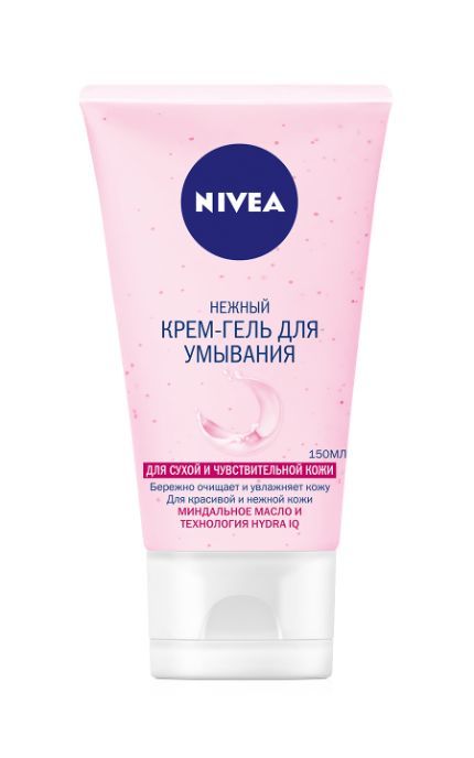 NIVEA-Нежный крем-гель для умывания Nivea 150 мл для сухой и чувствительной кожи-4005808811113