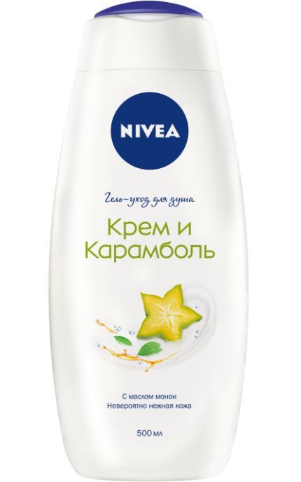 NIVEA-Гель для душа Nivea 500 мл Крем Карамболь зволожуючий з алое вера і ароматом тропічних фруктів-5900017052960