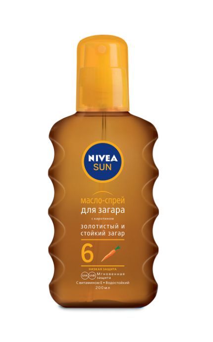 NIVEA-Масло-спрей для загара Nivea Sun SPF6-4005900486165