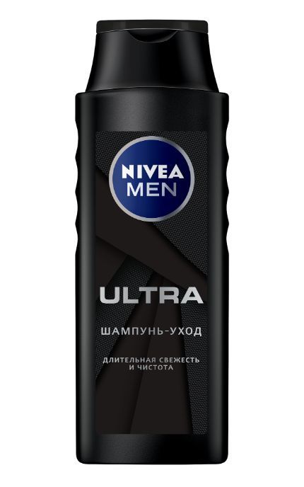 NIVEA-Шампунь Nivea Men 400 мл ULTRA для волосся тривала свіжість і чистота з активним вугіллям-4005900492586