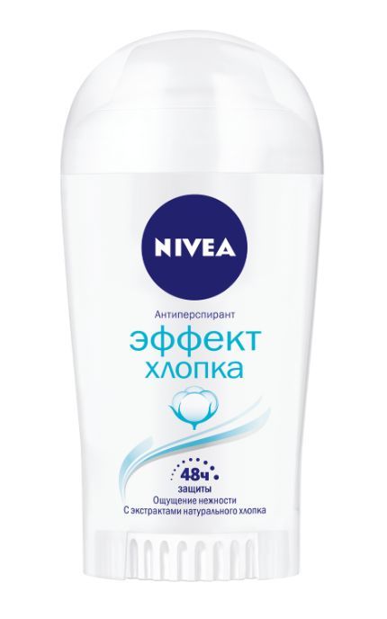 NIVEA-Дезодорант Nivea 40 мл Ефект бавовни антиперспірант стік-4005900578693