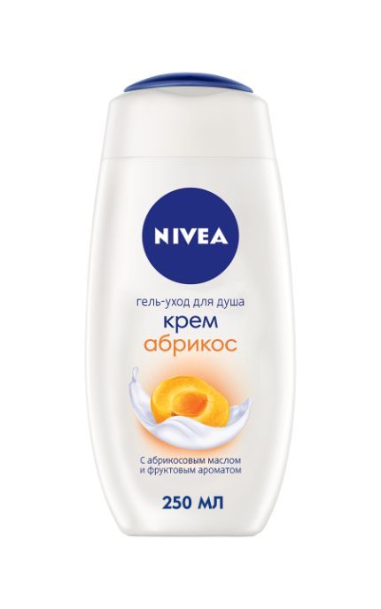 NIVEA-Гель-догляд для душу Nivea Крем Абрикос-4605698005922
