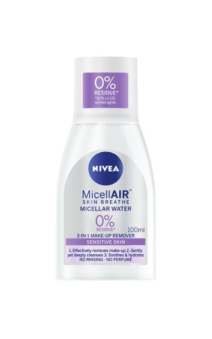 NIVEA-Міцелярна вода Nivea 100 мл Дихання шкіри для чутливої шкіри-42344759