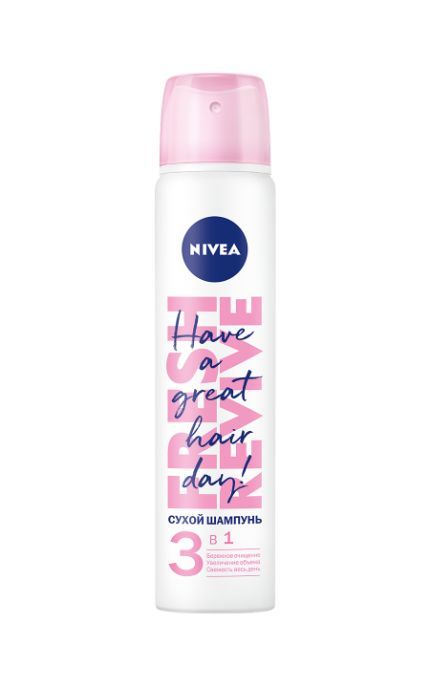 NIVEA-Шампунь Nivea 200 мл Fresh Revive 3в1 сухий для волосся з ефектом об'єму, проти жирного блиску-4005900541598