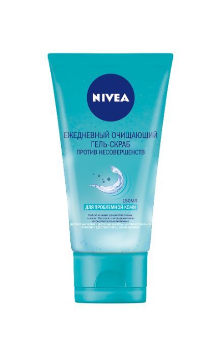 NIVEA-Гель-скраб Nivea 150 мл ежедневный очищающий против несовершенств для проблемной кожи-4005808156290