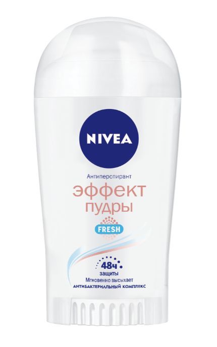 NIVEA-Дезодорант Nivea 40 мл Ефект Пудри Fresh антиперспірант стік з антибактеріальним комплексом-4005900535597