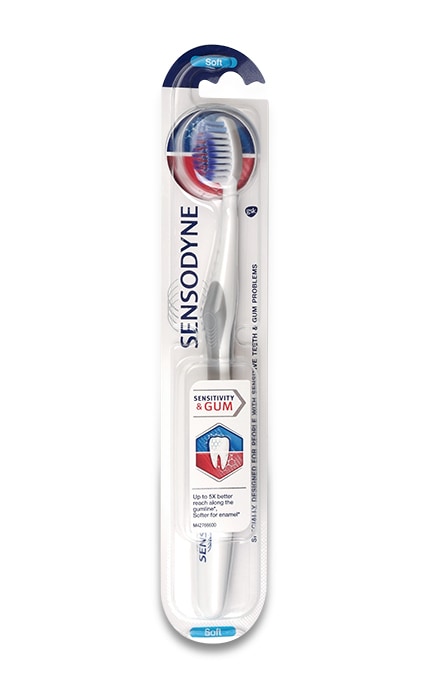 SENSODYNE-Зубна щітка Sensodyne Sensitivity & Gum Чутливість зубів та захист ясен М'яка-5054563062864