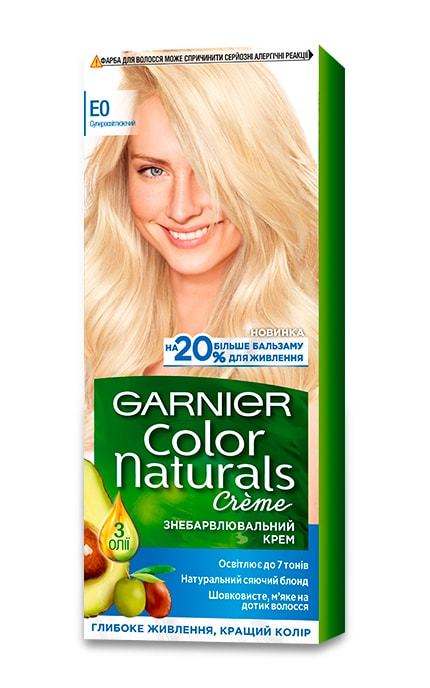 COLOR NATURALS-Обесцвечивальный крем для волос Garnier Color Naturals с 3-мя питательными маслами-3600540676665