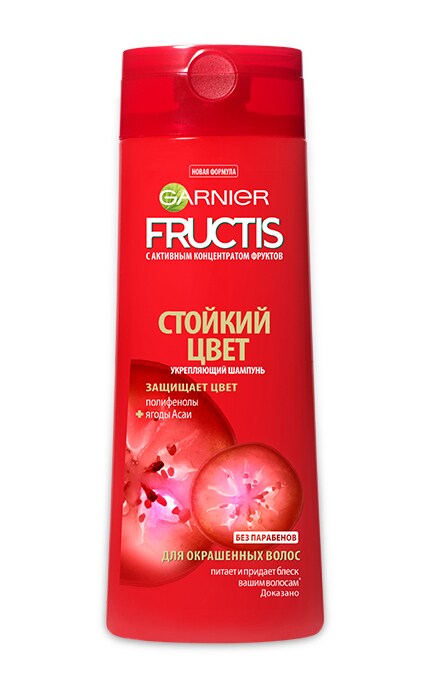 GARNIER FRUCTIS-Шампунь GARNIER FRUCTIS Стійкість кольору, 400 мл-3600542142809