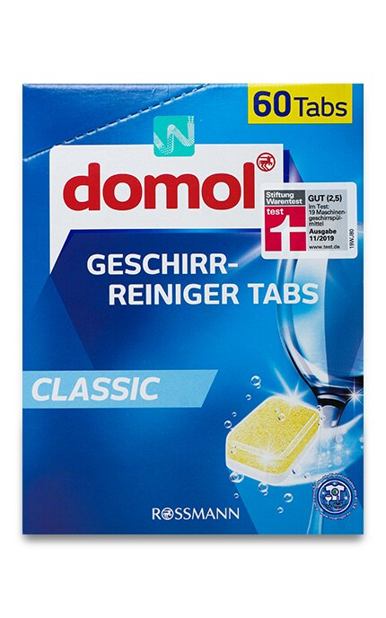 Таблетки для посудомоечной машины Domol 60 шт