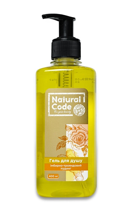 NATURAL CODE-Гель для душу Natural Code Імбірно-трояндовий пудінг-4820193590432