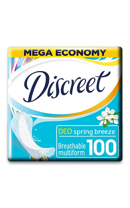 DISCREET-ЩоденнІ прокладки Discreet Deo Spring Breeze 100 шт-8001090162113