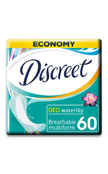 DISCREET-ЩоденнІ прокладки Discreet Deo Water Lily 60 шт-8001090170354
