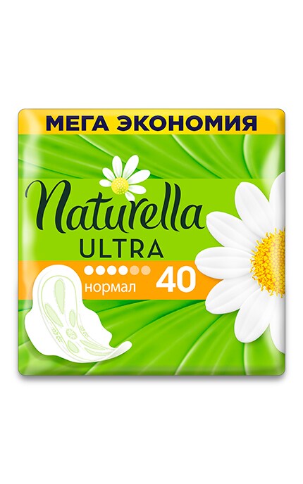 NATURELLA-Гігієнічні прокладки Naturella Ultra Normal 40 шт-4015400197546