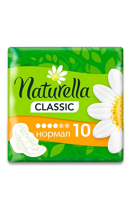 NATURELLA-Гигиенические прокладки Naturella Classic Normal 10 шт-4015400080725
