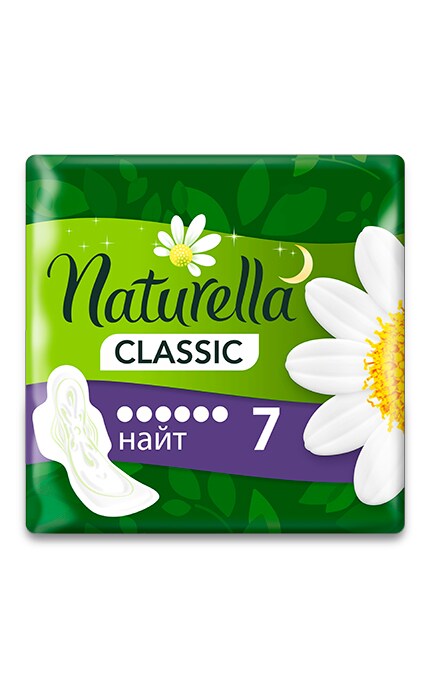 NATURELLA-Гигиенические прокладки Naturella Classic Night 7 шт-4015400437543