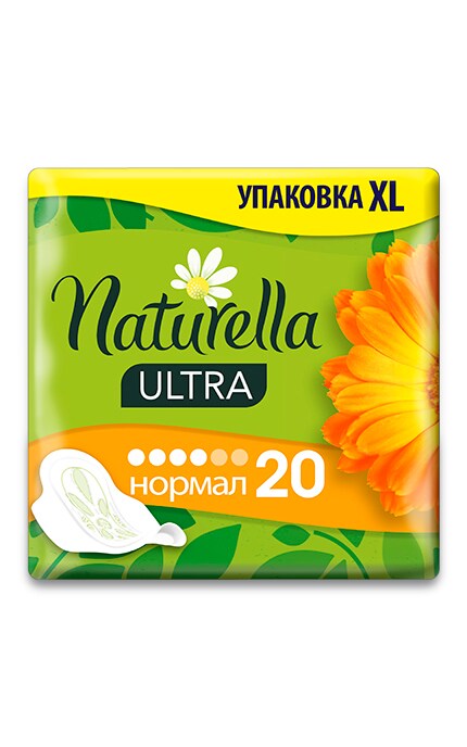 NATURELLA-Гігієнічні прокладки Naturella Ultra Calendula Normal, 20 шт-8001090586315