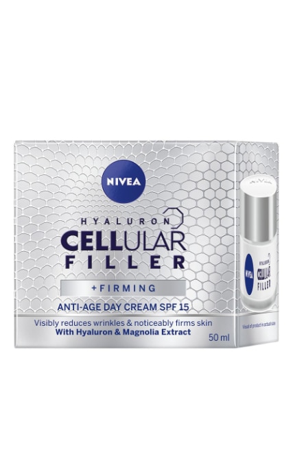NIVEA-Крем для обличчя Nivea 50 мл HYALURON CELLULAR FILLER денний антивіковий філлер проти зморшок-4005900134264